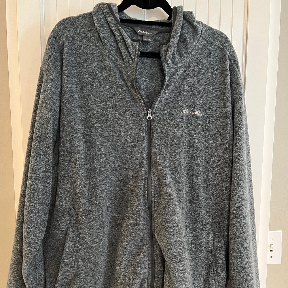 Eddie Bauer 100-wt fleece full-zip hoodie